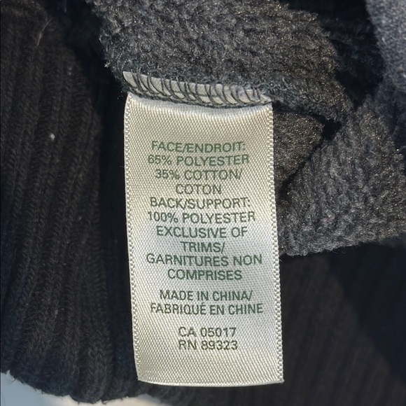 Roots Women's Gray and Black Bomber Jacket with Ribbed Details Size Extra Large - Picture 8 of 8